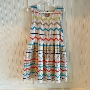 Girls Peek Embroidered Dress
